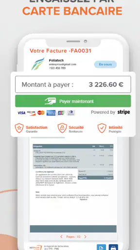 Artinove, Devis Facture facile screenshot