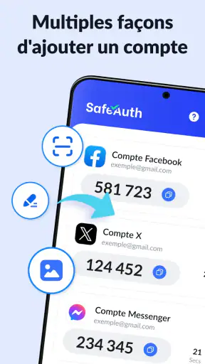 Authenticator App - SafeAuth screenshot