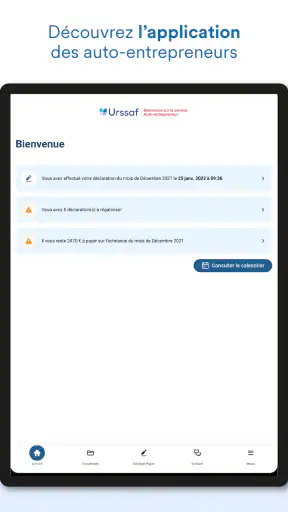 AutoEntrepreneur Urssaf screenshot