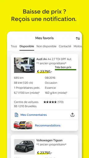 AutoScout24: Achat de voiture screenshot