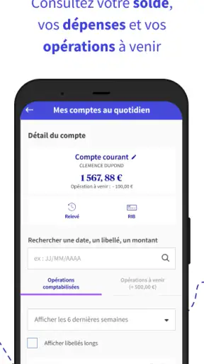AXA Banque France screenshot