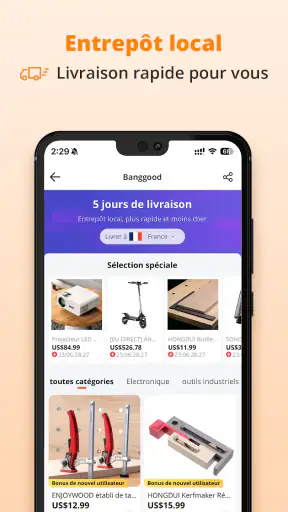 Banggood - Achats En Ligne screenshot