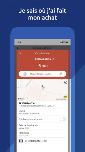 Banque Populaire screenshot
