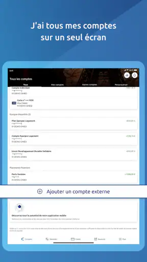 Banque Populaire screenshot