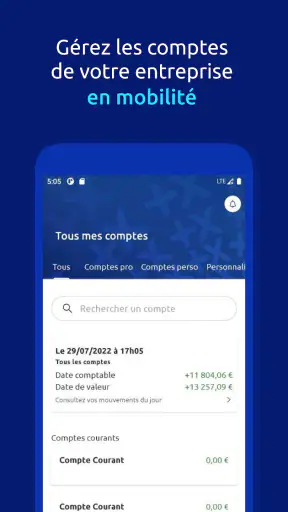 Banque Populaire PRO screenshot