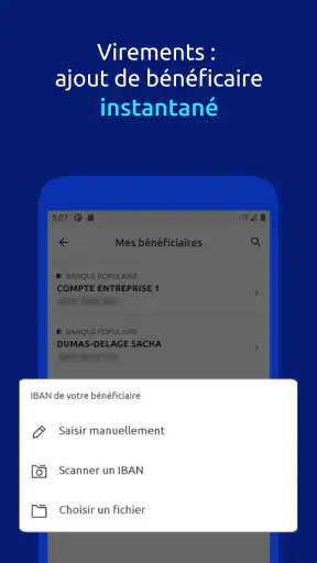 Banque Populaire PRO screenshot