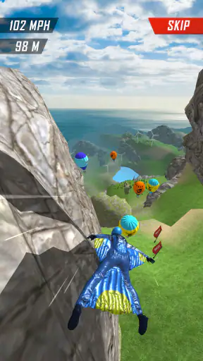 Base Jump Wing Suit Flying screenshot