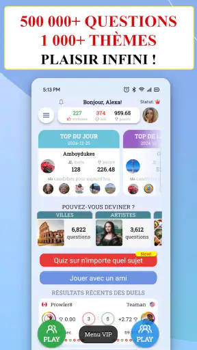 Bataille de quiz multijoueur screenshot