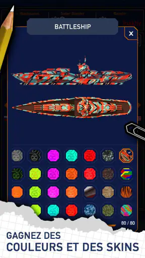 Bataille Navale - Touché-coulé screenshot
