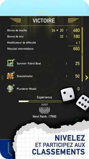 Bataille Navale - Touché-coulé screenshot