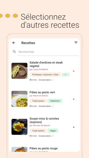 Batchii - Mon Batch Cooking screenshot