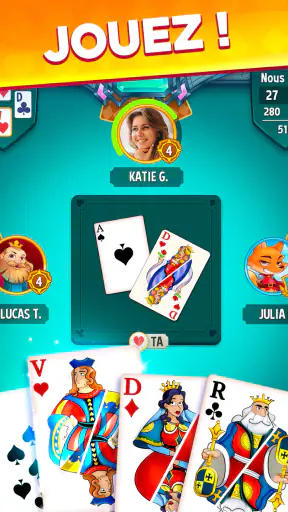 Belote & Coinche, jeu en ligne screenshot
