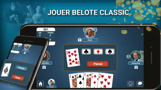 Belote et Coinche En Ligne screenshot