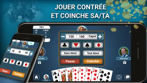 Belote et Coinche En Ligne screenshot
