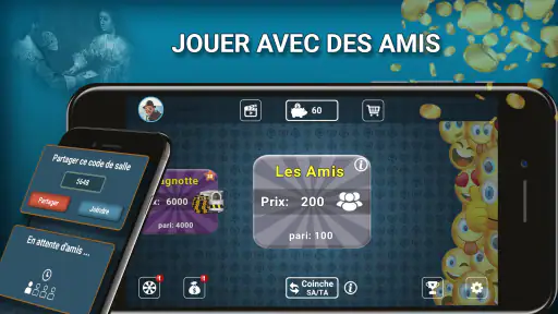 Belote et Coinche En Ligne screenshot