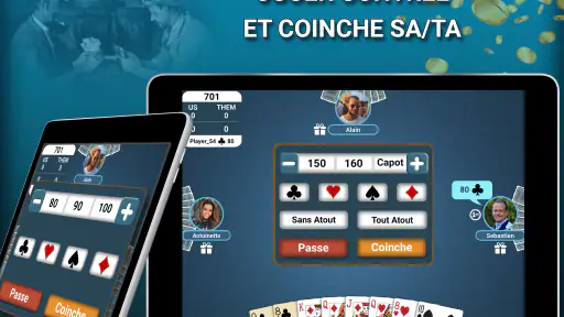Belote et Coinche En Ligne screenshot