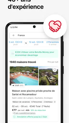 Belvilla-Locations de vacances screenshot
