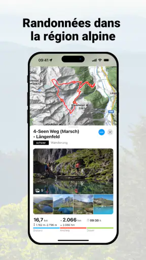 bergfex: randonnée & trace GPS screenshot