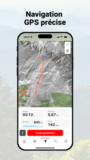 bergfex: randonnée & trace GPS screenshot