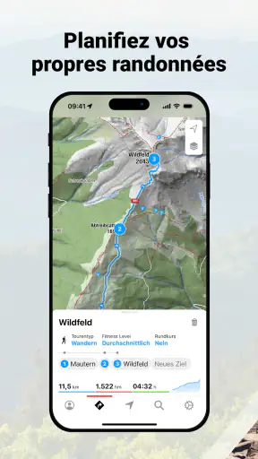 bergfex: randonnée & trace GPS screenshot