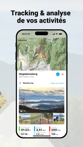 bergfex: randonnée & trace GPS screenshot
