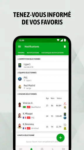 BeSoccer - Résultats de foot screenshot