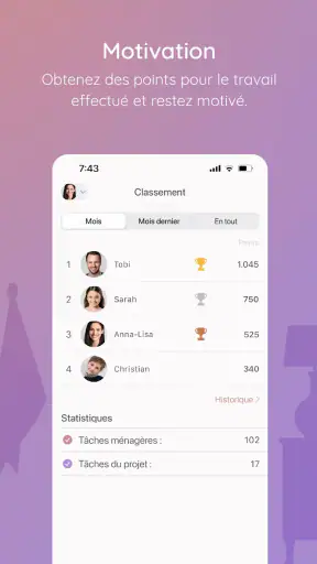 BeTidy » Tâches Ménagères screenshot