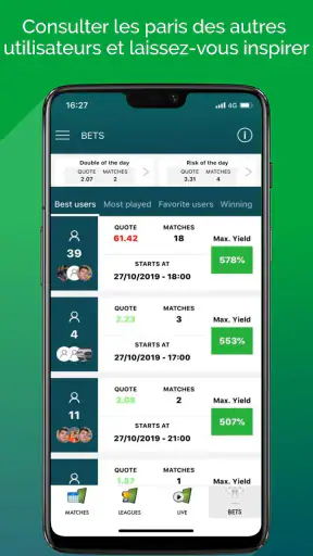 BetMines Pronostics sportifs screenshot