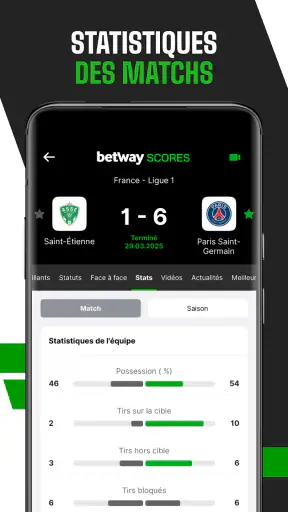Betway Scores screenshot