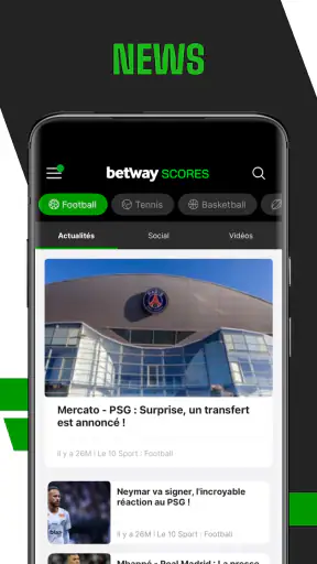 Betway Scores screenshot