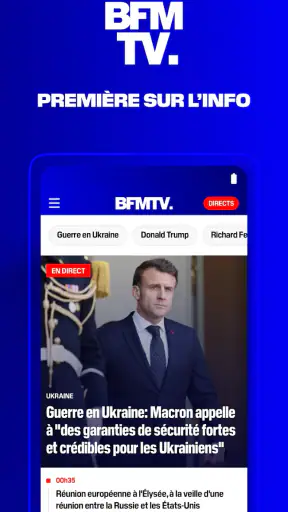 BFM TV - radio et news en live screenshot