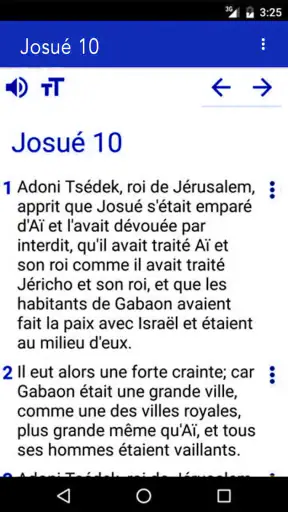 Bible Audio Français LSG 1910 screenshot