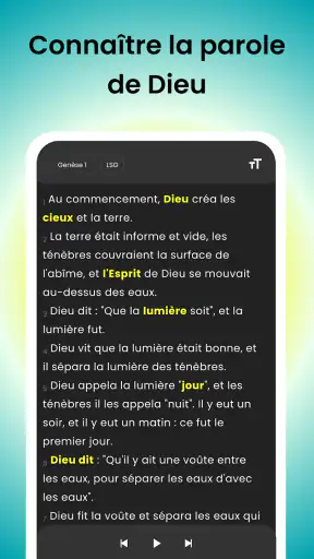 Bible Chat - La Sainte Bible screenshot
