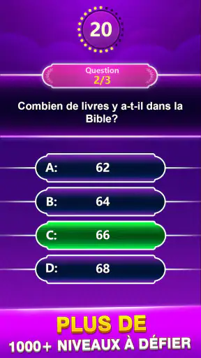 Bible Trivia - Quiz de Mots screenshot