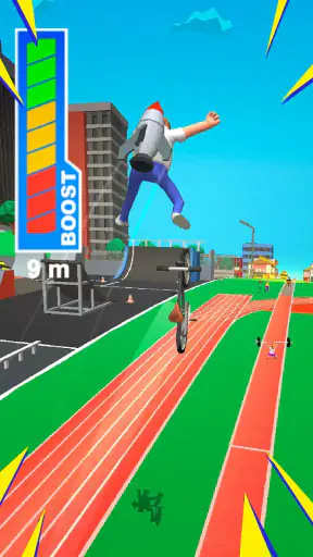 Bike Hop Cascades BMX de folie screenshot