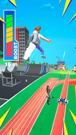 Bike Hop Cascades BMX de folie screenshot