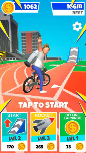 Bike Hop Cascades BMX de folie screenshot