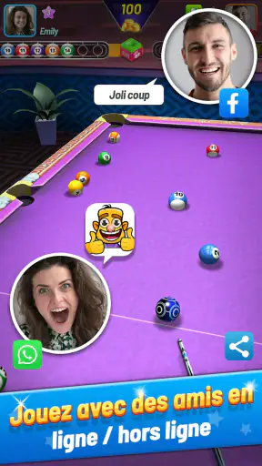 Billard à 8 boules: billard 8 screenshot