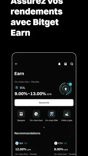 Bitget - Trading crypto et BTC screenshot