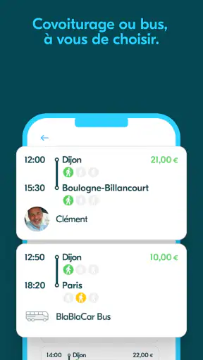BlaBlaCar : Covoiturage et Bus screenshot