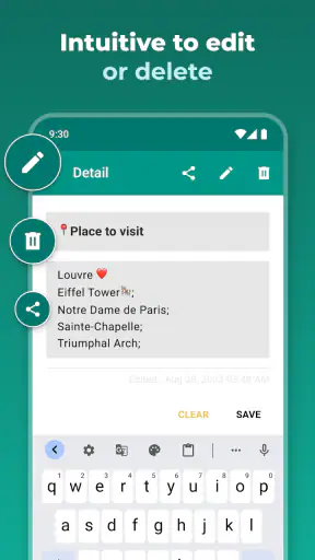 Bloc-notes - notes simples screenshot