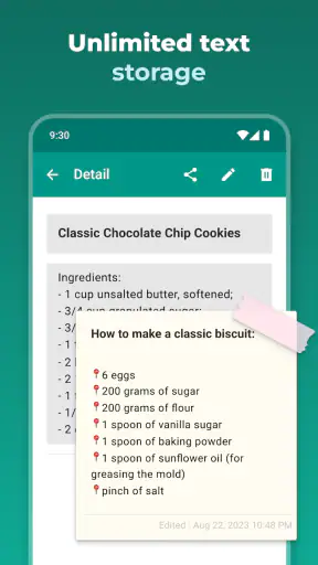 Bloc-notes - notes simples screenshot