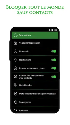 Bloqueur appels et SMS screenshot