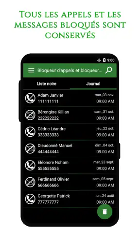 Bloqueur appels et SMS screenshot