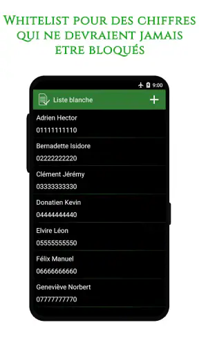 Bloqueur appels et SMS screenshot