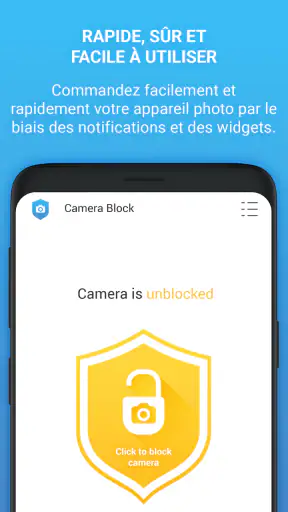 Bloqueur Camera - Anti espion screenshot