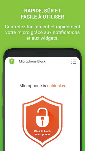 Bloqueur Microphone - Anti Spy screenshot