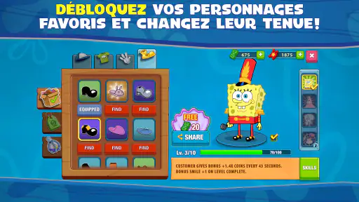 Bob l'éponge: Cuisine en Folie screenshot