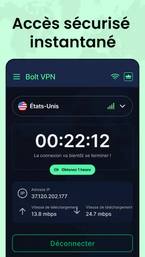 Bolt VPN - Secure VPN Proxy screenshot
