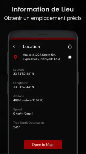 Boussole : Digital Compass App screenshot